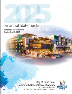 Cover of 2025 Annual Community Redevelopment Agency Financial Report